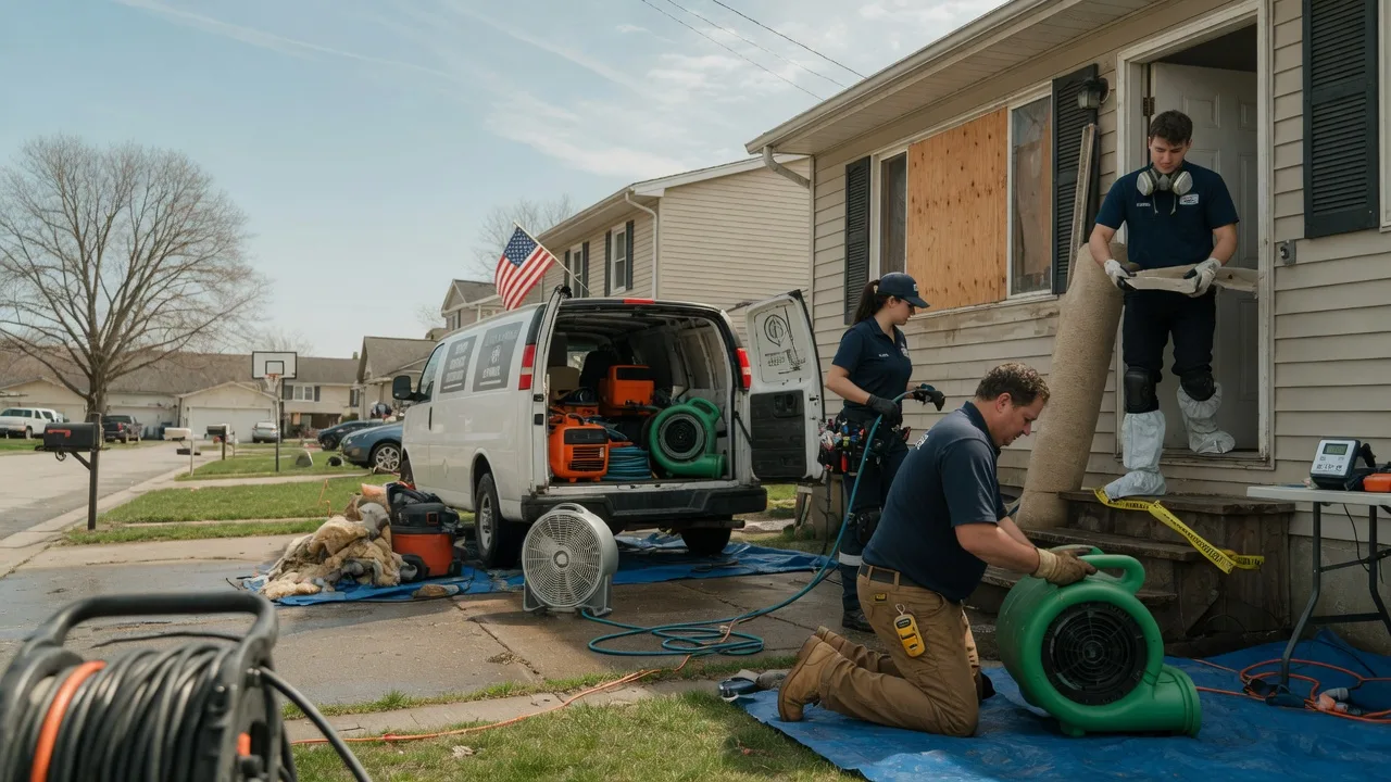 Water Damage Restoration in Butte Des Morts, WI near me